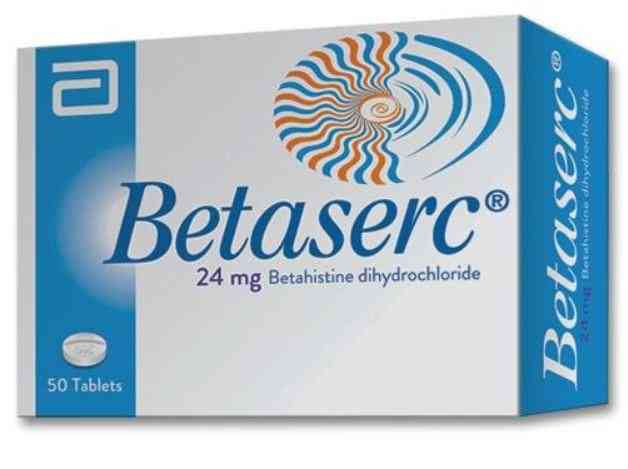 Betaserc 24mg 40 tabs