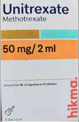 Unitrexate 50 mg 5 i.m. i.v. vials