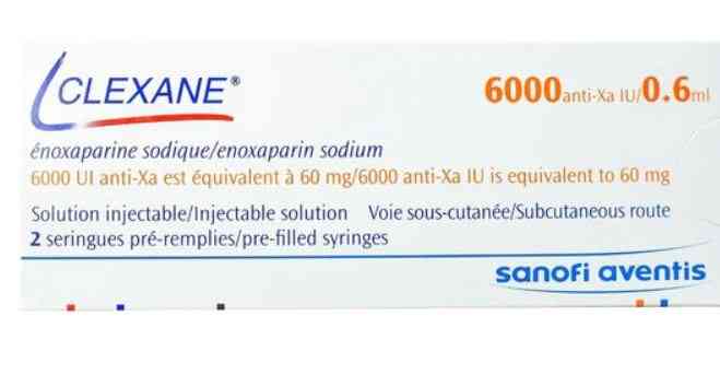 Clexane 60mg/0.6ml 2 prefilled syringe
