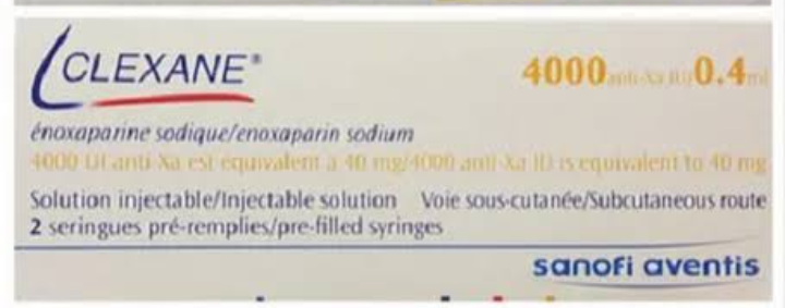 Clexane 40mg/0.4ml 2 prefilled syringe