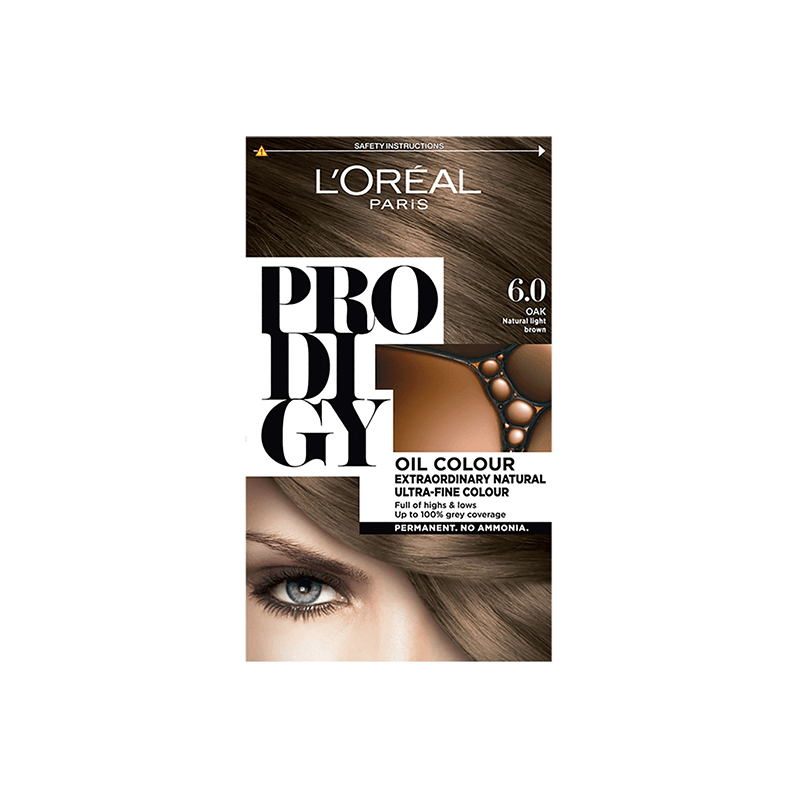 L'Oreal Paris Prodigy Light Brown Hair Dye Number 6.0