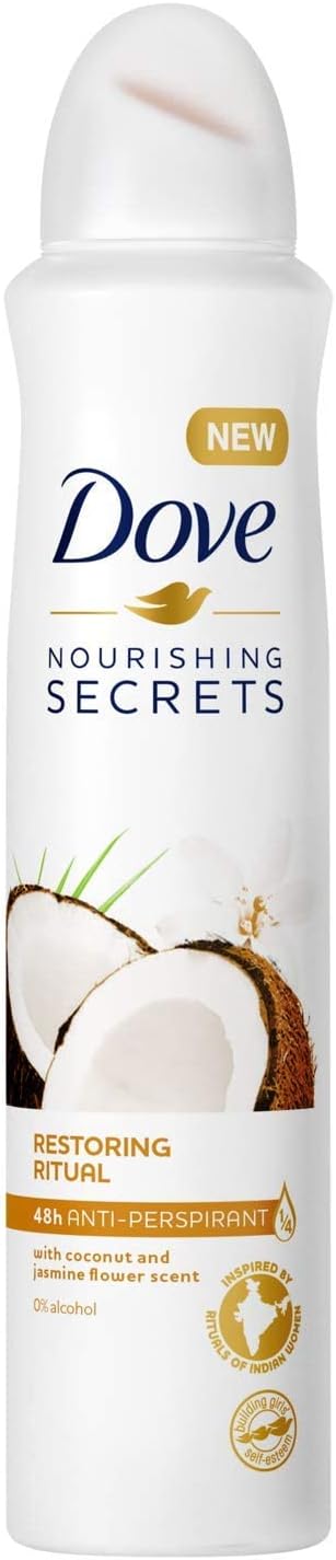 Dove Nourishing Secrets Coconut & Jasmine Flower Anti Perspirant Deo (250ml)
