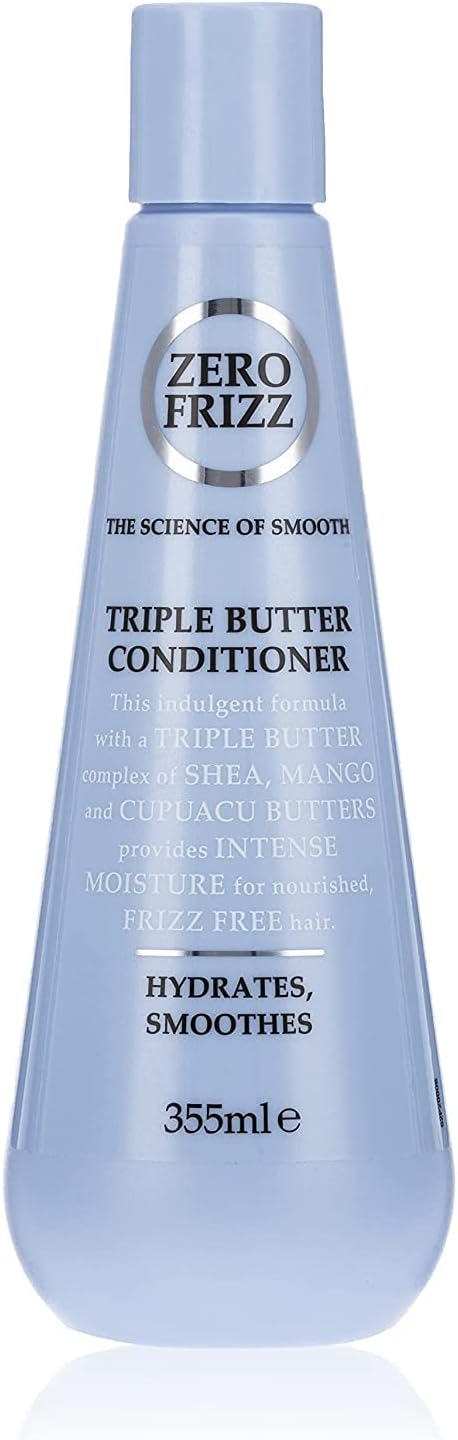 Zero Frizz Triple Butter Conditioner for Frizzy Hair - 355 ml