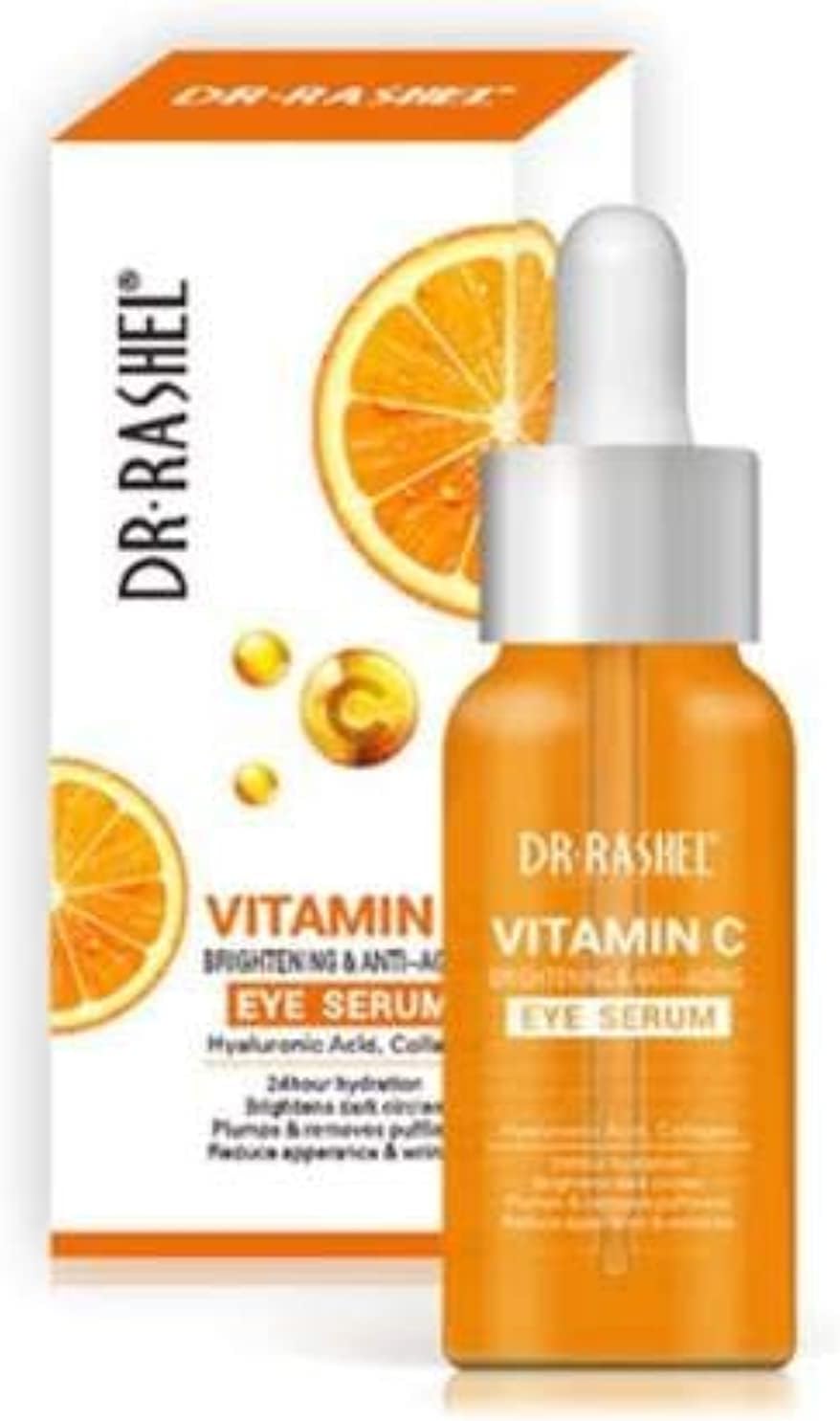 Dr Rashel Vitamin C Anti-Aging Eye Serum Brightens and removes dark circles and puffiness and reduces wrinkles under the eye