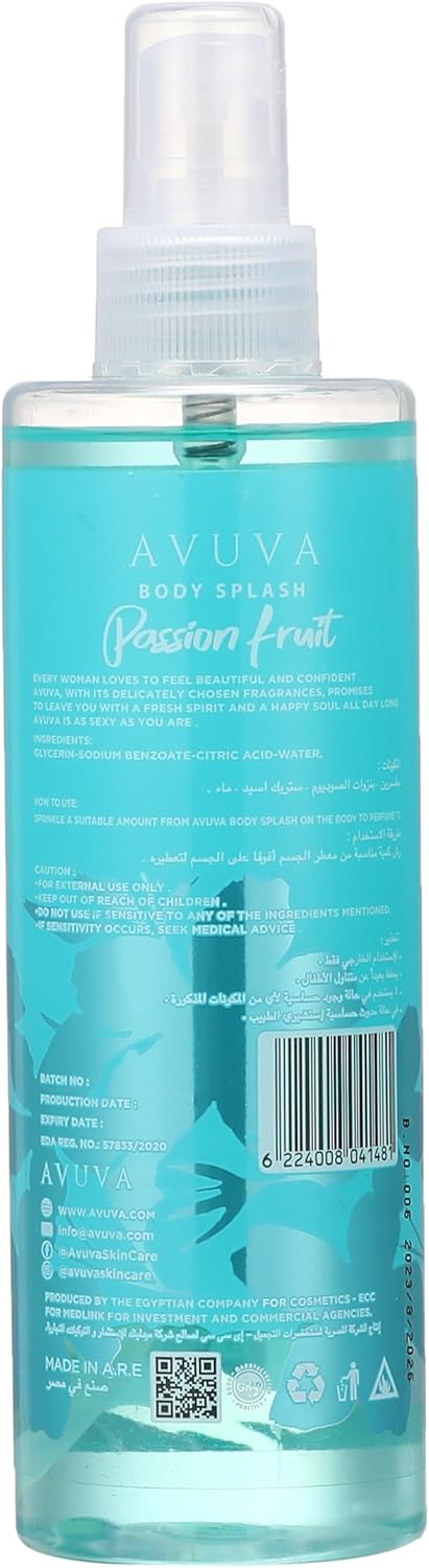 AVUVA Body Splash Passion Fruit 253 ml