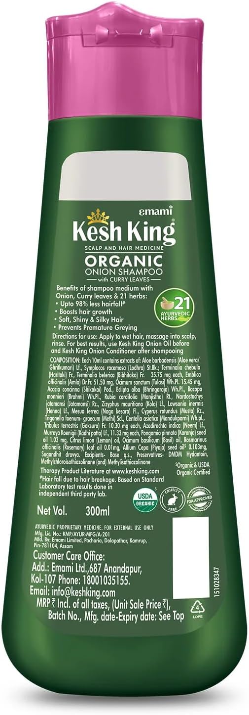 Kesh King Ayurvedic Onion Shampoo 300ml