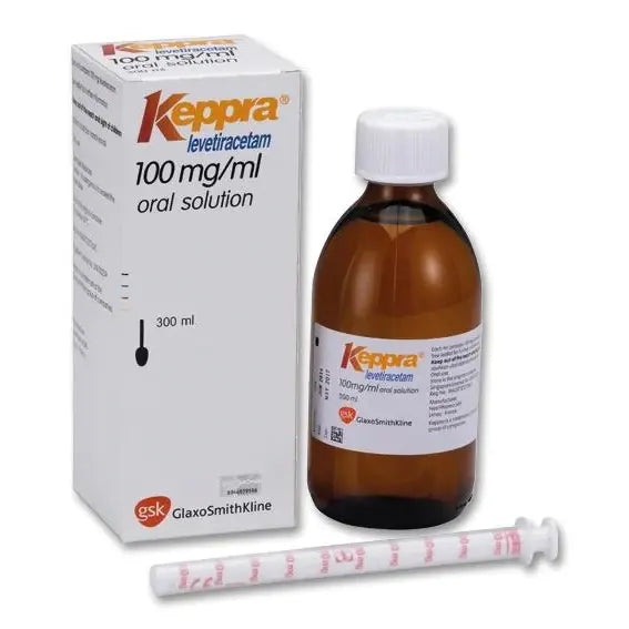 Keppra 100 mg/ ML Oral Solution 300 ML