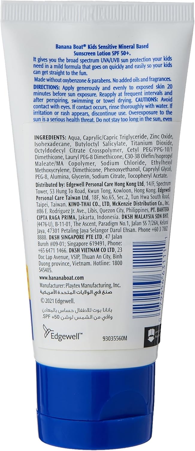 Banana Boat Sunscreen Lotion Kids SPF 50+