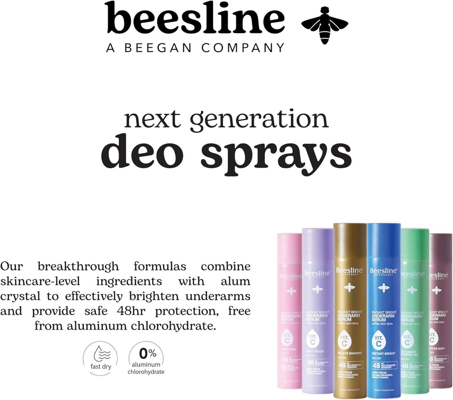 Beesline Radiant Bright Under-arm Serum, Silky Touch - 150 ML