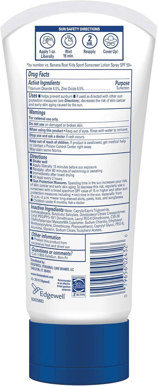 BANANA BOAT BABY SUNSCREEN SPF50