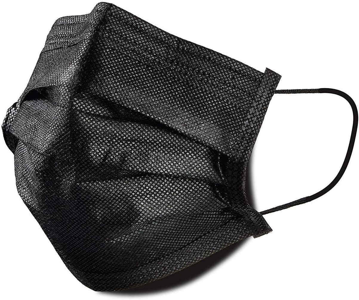 Black Earloop Face Mask - 50 Pcs in box