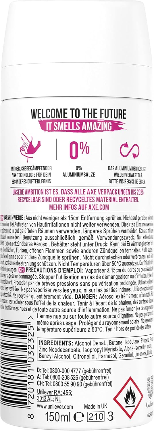 axe women spray 150ml