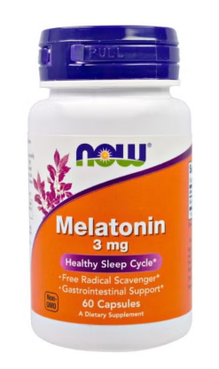 Now Melatonin 3 mg - 60 Veg Capsules