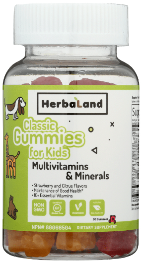 HERBALAND classic Gummies for Kids 60 PC
