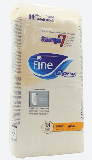 Fine Care Diapers for the Elderly - Size: Small, 18 pieces