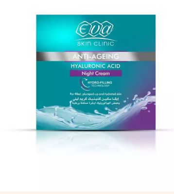 Eva Skin Clinic AntiAgeing Hyaluronic Acid Night Cream 45ml