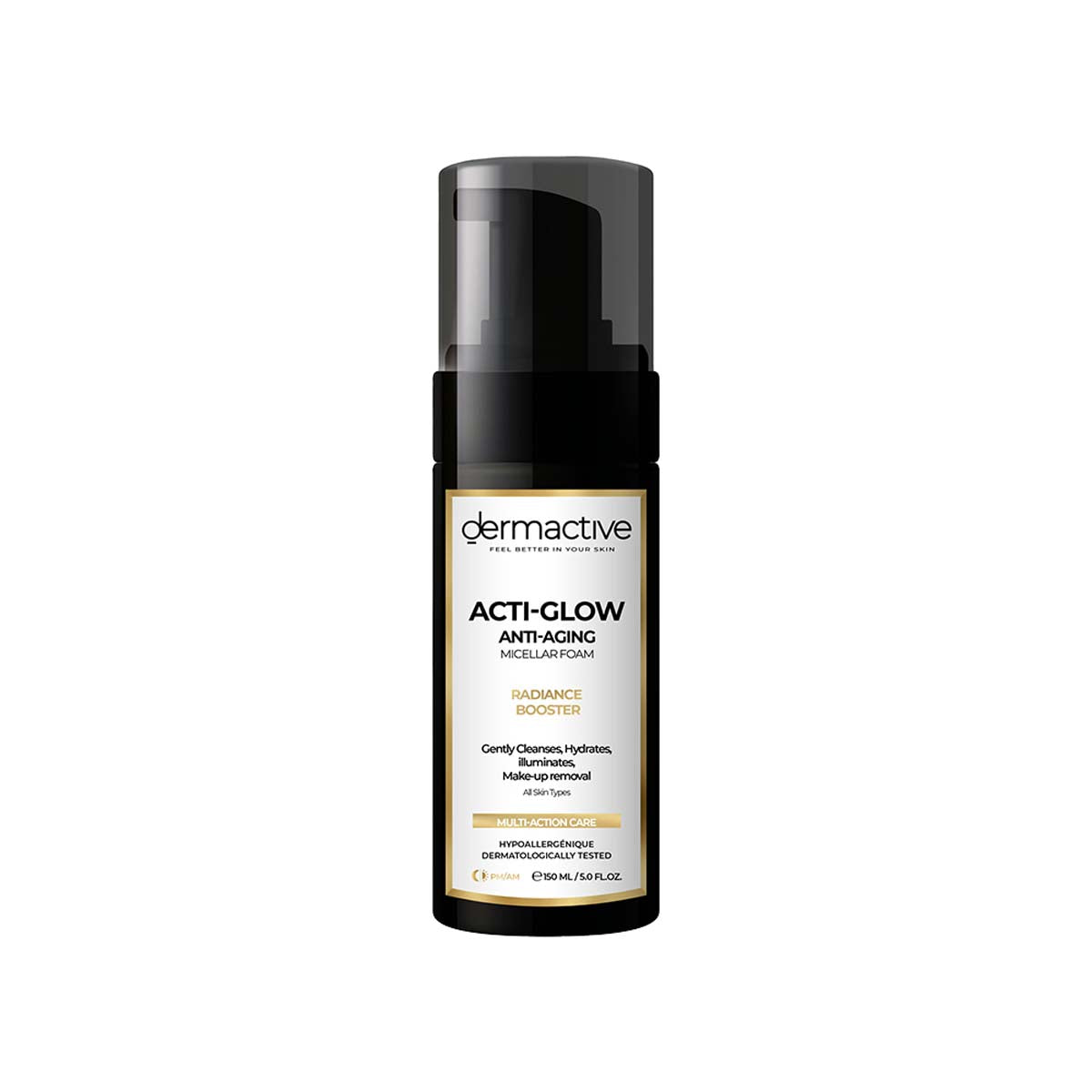 dermactive glow booster micellar foam 150ml