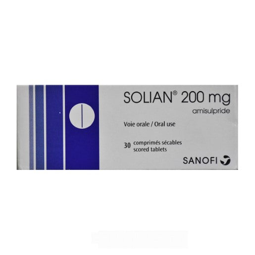 Solian 200mg 30 scored tablets