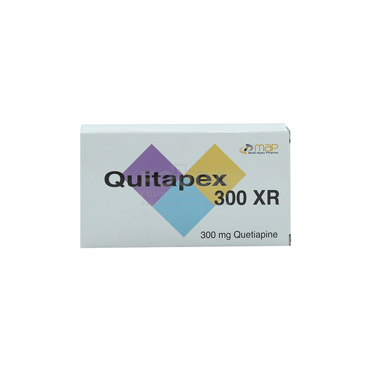 Quitapex 300mg XR 30 tablets