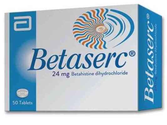 Betaserc 24mg 40 tabs