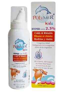 Polymer kids hypertonic 2.3% nasal spray 100ml