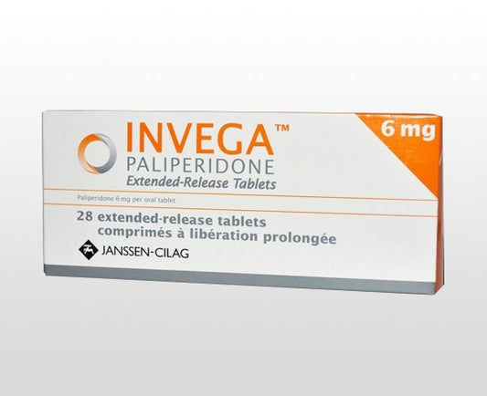 Invega 6 mg 7 Extended Release Tablet
