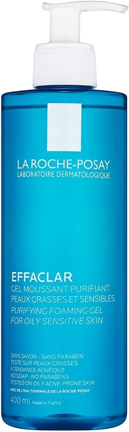 La Roche-Posay Effaclar Foaming Cleansing Gel 400ml - Facial Cleansing for Oily Blemished Skin