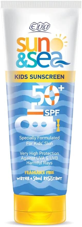 Eva Sun and Sea Sunscreen Cream for Kids, SPF 200ml