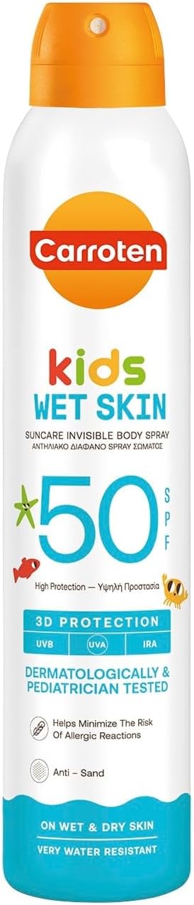 Carroten Kids Wet Skin Suncare spray SPF50 200 ml