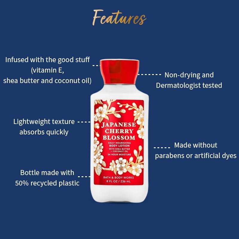 Bath And Body Japanese Cherry Blossom Body Lotion 236 Ml