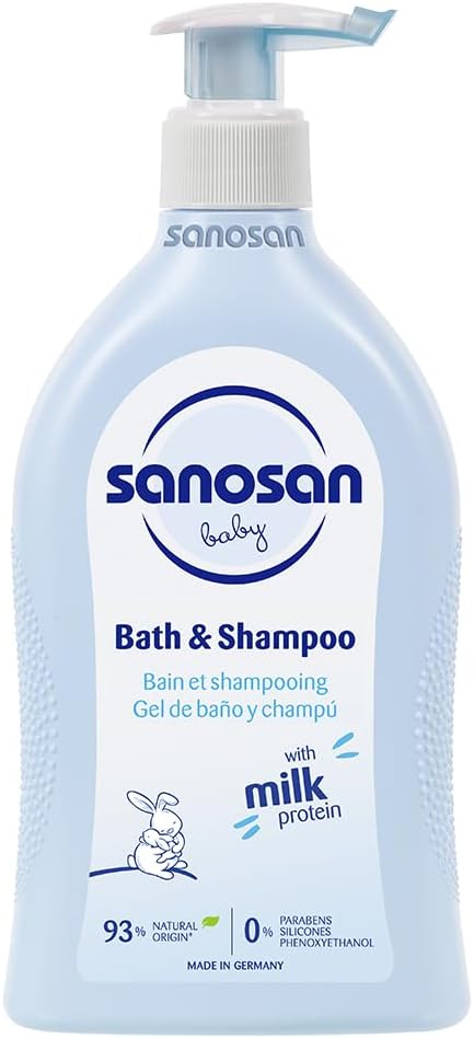 Sanosan bath and shampoo for baby, 500 ml