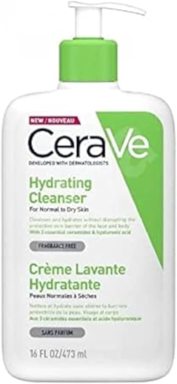 CeraVe Hydrating Cleanser For Normal to Dry Skin (473ml)