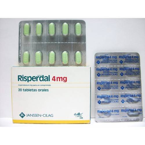 Risperdal 4mg 20 tablets