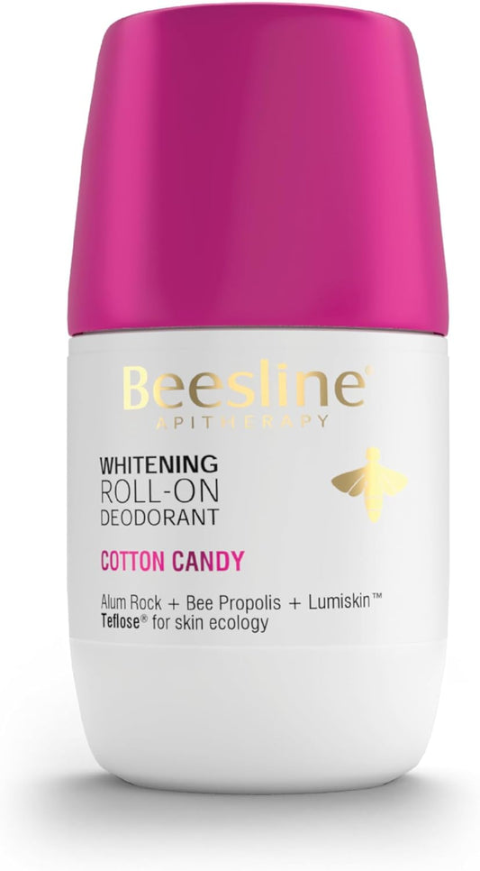 Beesline Whitening Roll-On Deodorant Cotton Candy 48h Protection - 50 ml