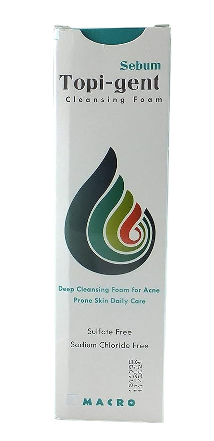macro Topi-Gent Cleansing Foam Brush Pump (150ml)