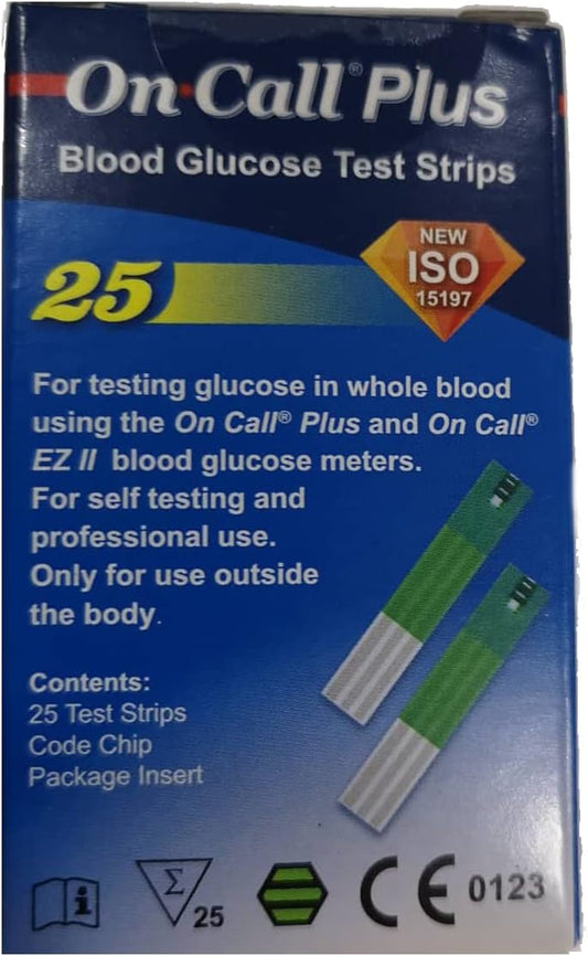Call Plus Blood Glucose 25 Strips