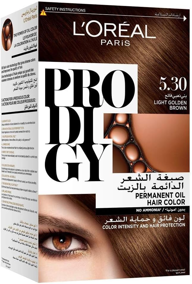 L'Oréal Paris Prodigy 5.3 Light Golden Brown Haircolor
