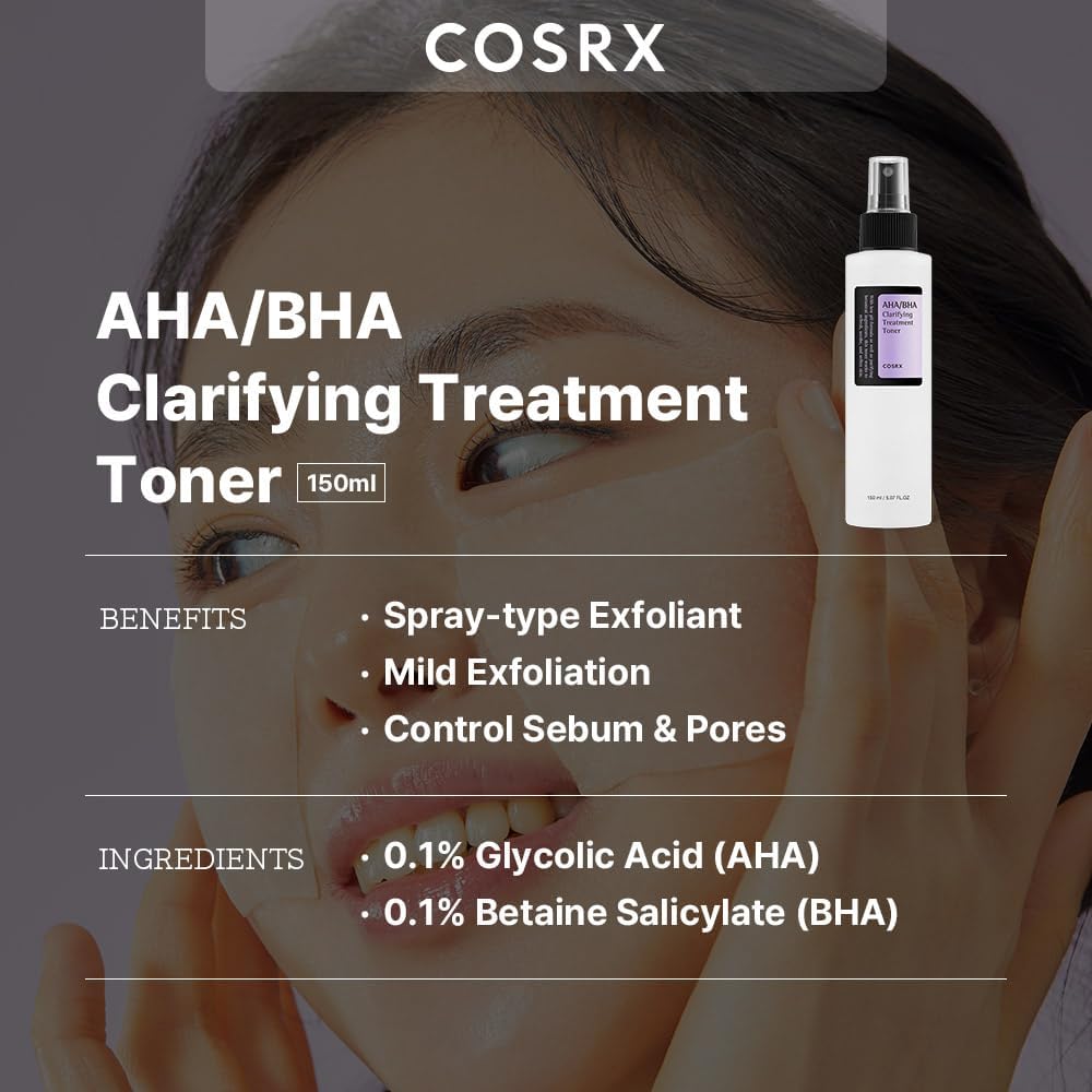 COSRX aha/bha clarifying treatment toner