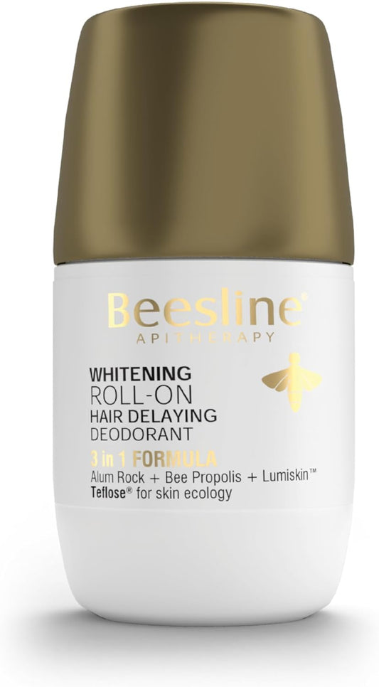 Beesline Whitening Roll-On Deodorant Hair Delaying 48h Protection - 50 ml