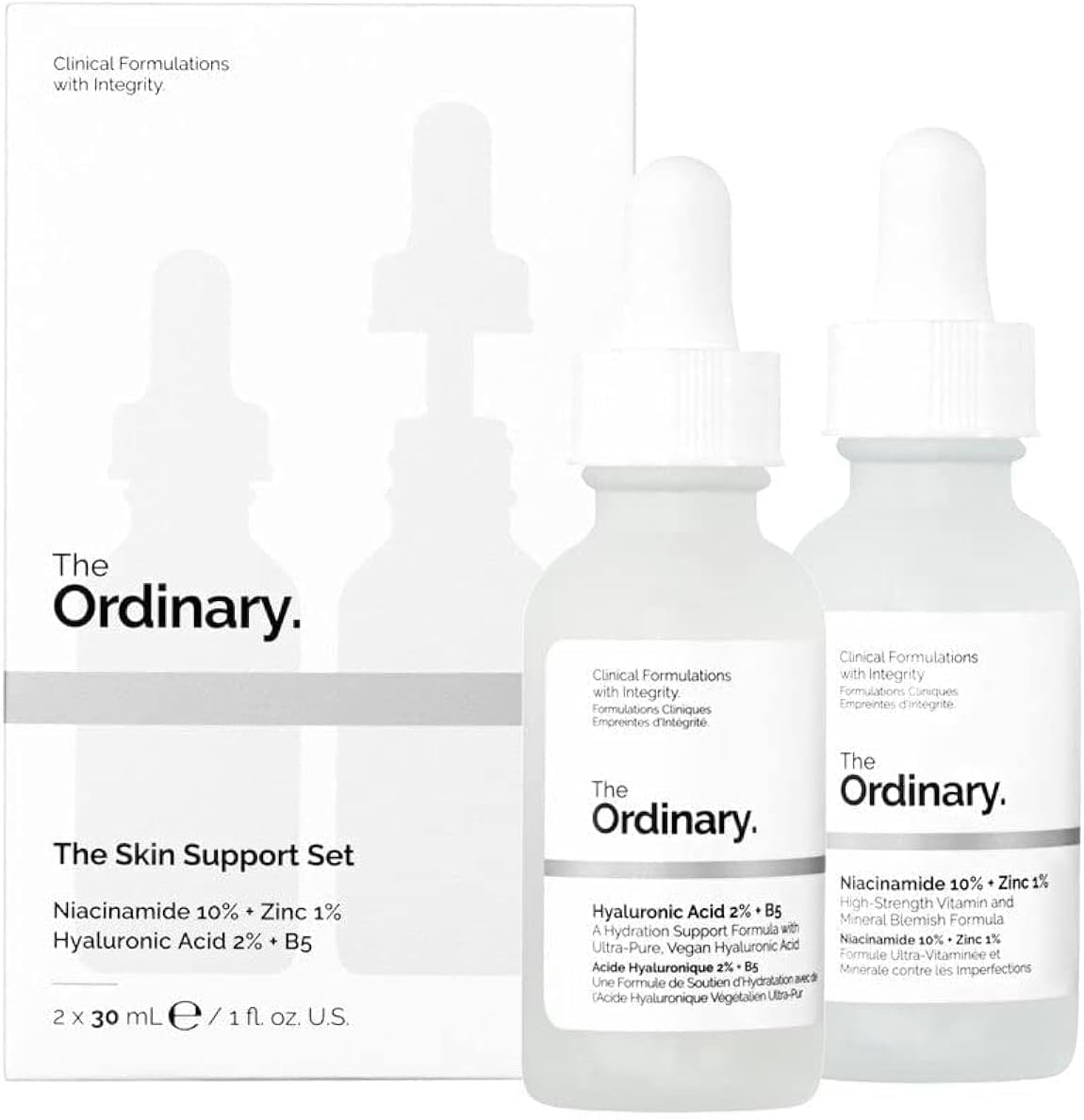 The Ordinary Skin Support Set, 30 ml (Pack of 2)