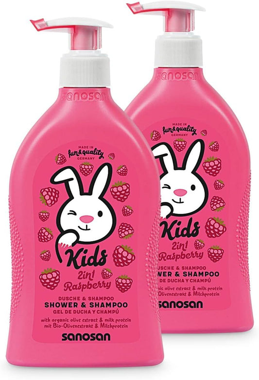 sanosan raspberry shower&shampoo 200ml