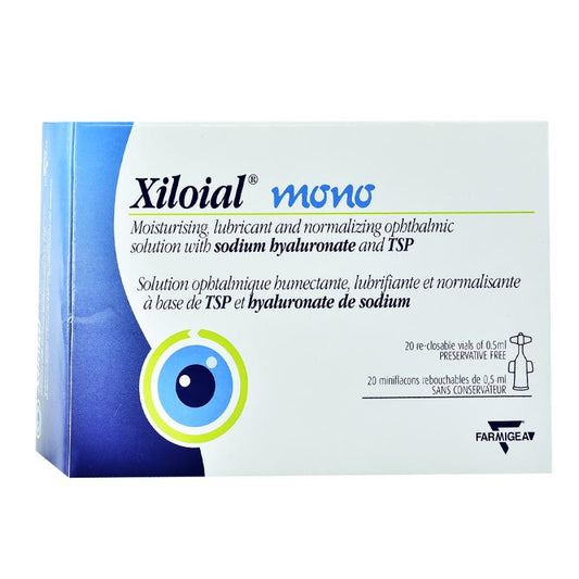 Xiloial mono eye drops 20 re-closable vials * 0.5 ml