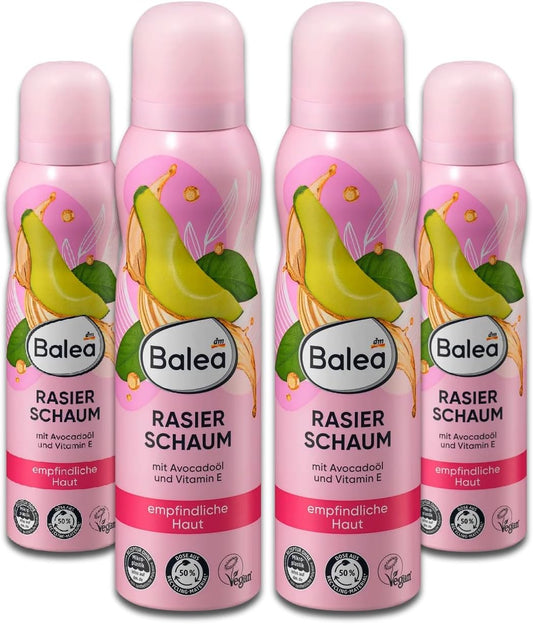 Balea Set of 7 Shaving Foam Avocado Oil & Vitamin E 150 ml