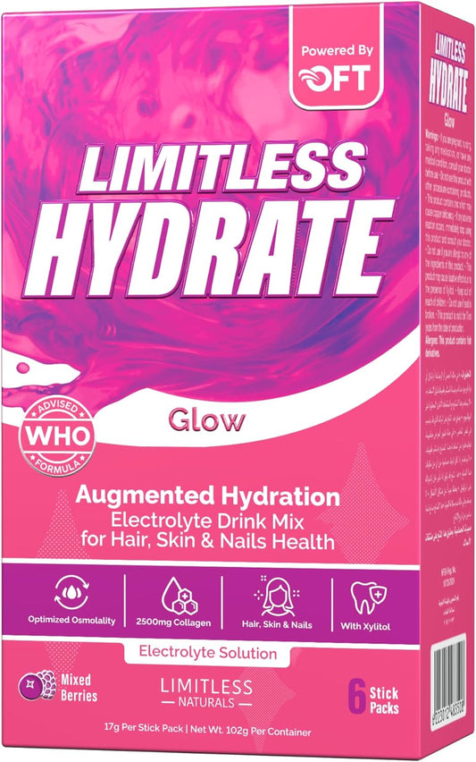 Limitless Hydrate Glow 6 stick pack