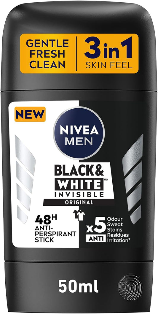 NIVEA black white 3*1 stick