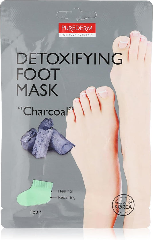 purederm mask foot chacoal