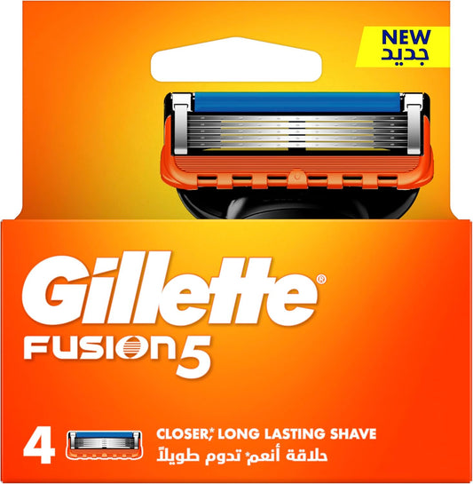 Gillette Fusion 5 Men's Razor Blade Refills 4pcs