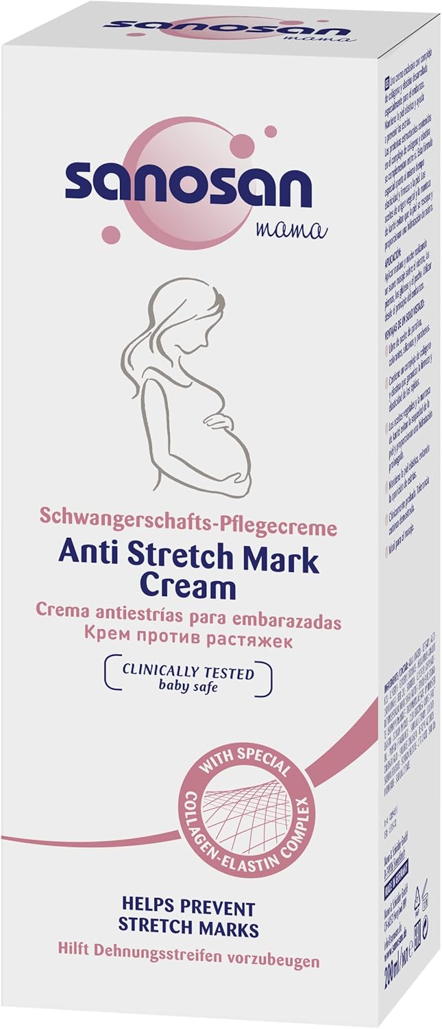 Sanosan anti stretch mark cream - 200 ml