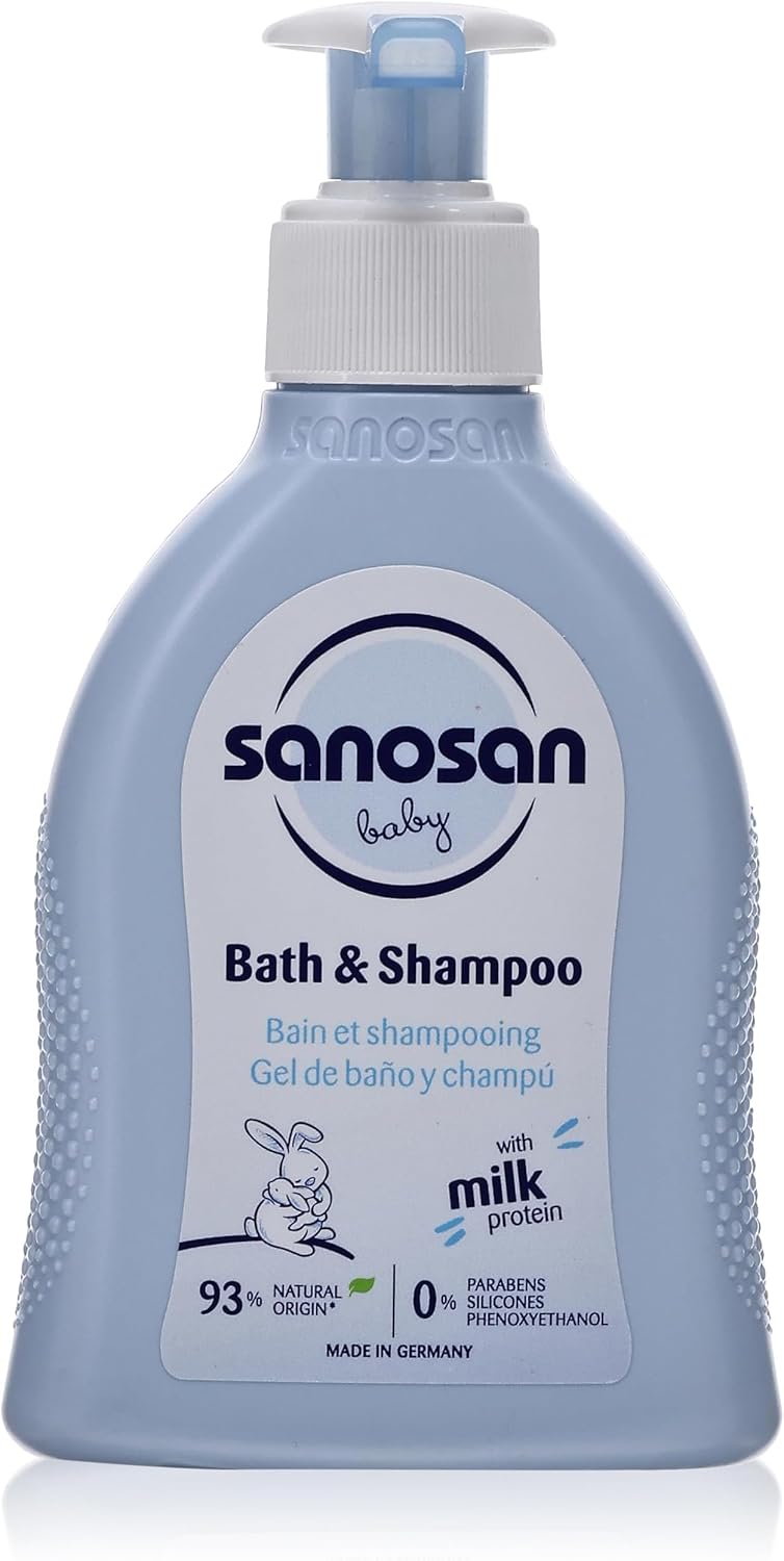Sanosan Bath And Shampoo For Baby, 200 Ml