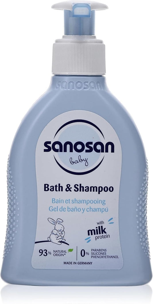 Sanosan Bath And Shampoo For Baby, 200 Ml